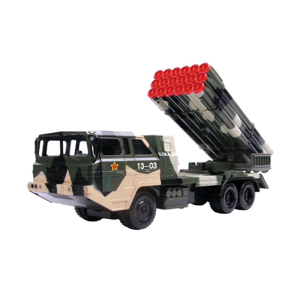 Military 18 Missile Transport Army Truck Long Range  Missile DB-6281-A thumbnail