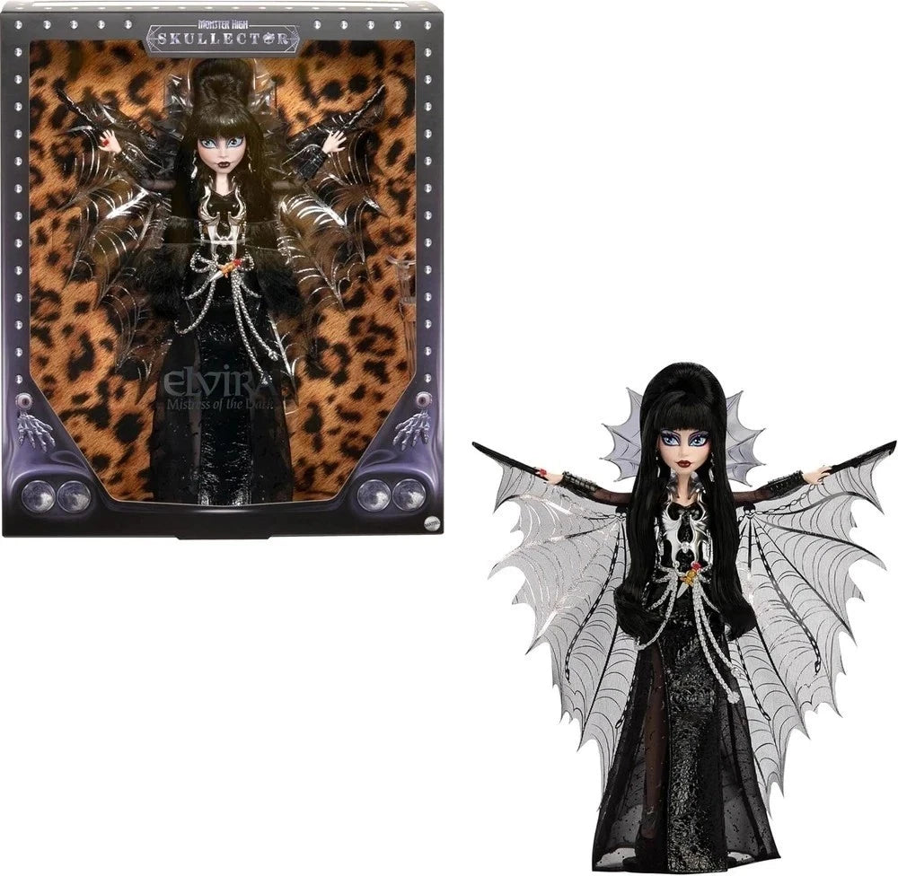 Monster High Skullector Elvira Mistress of the Dark Collector Doll thumbnail