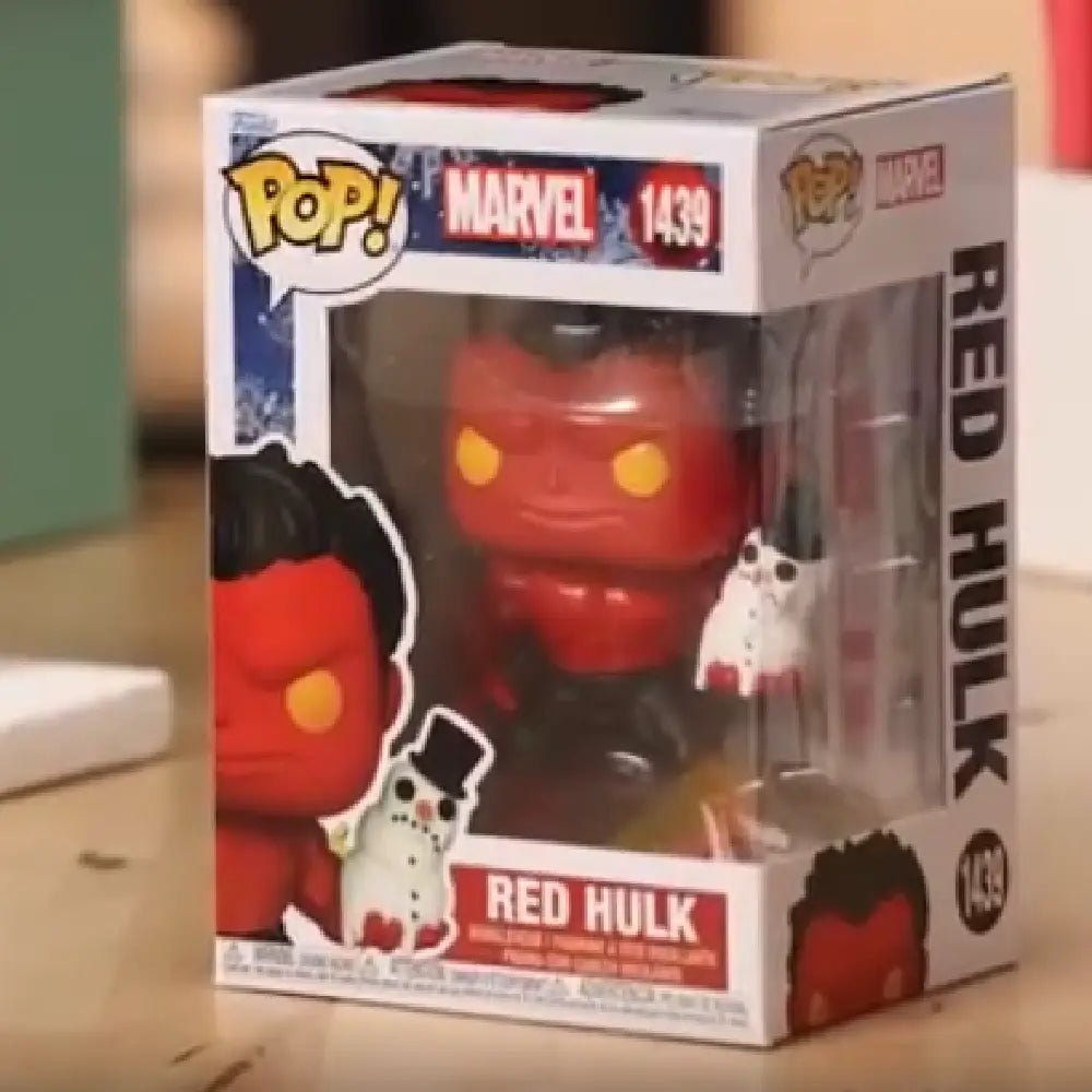 Funko Pop! Marvel: Holiday - Red Hulk F-80034 thumbnail