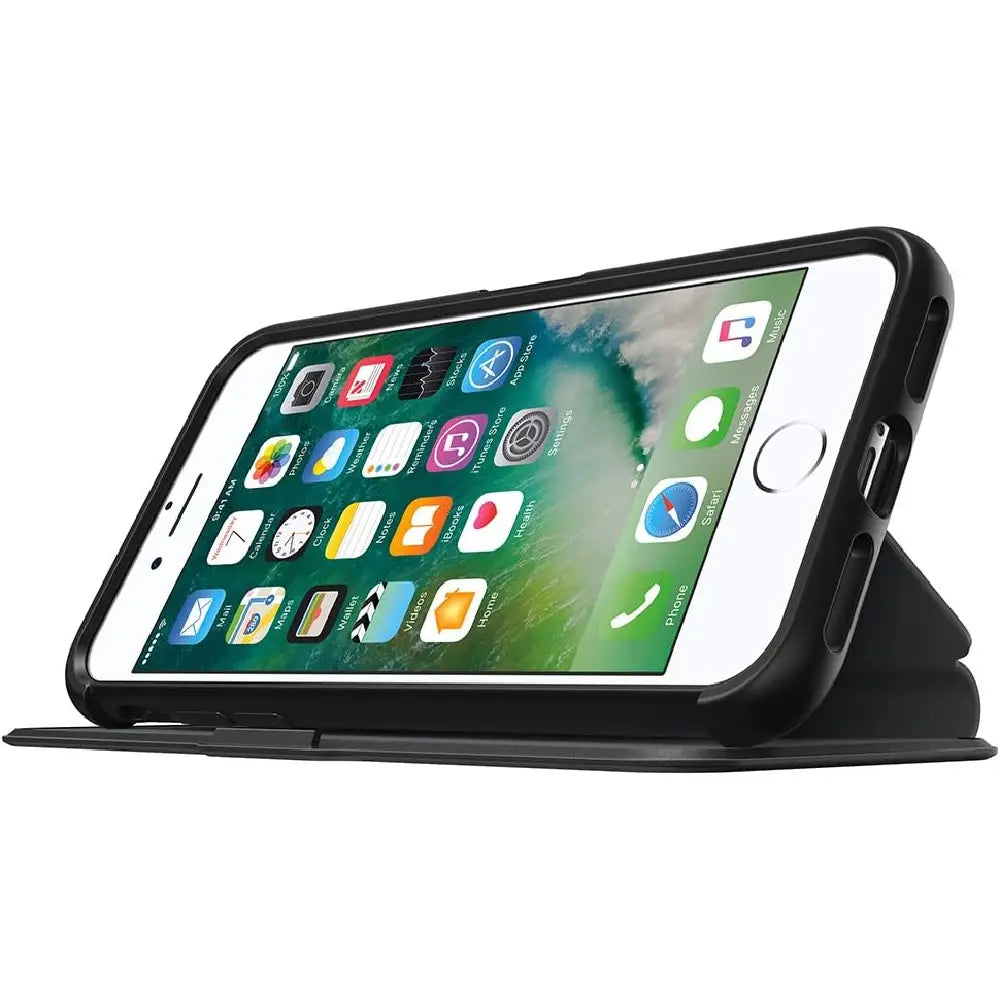 OTTERBOX Symmetry Etui Standing Folio Case Cover for iPhone 7 Black 77-53982 thumbnail