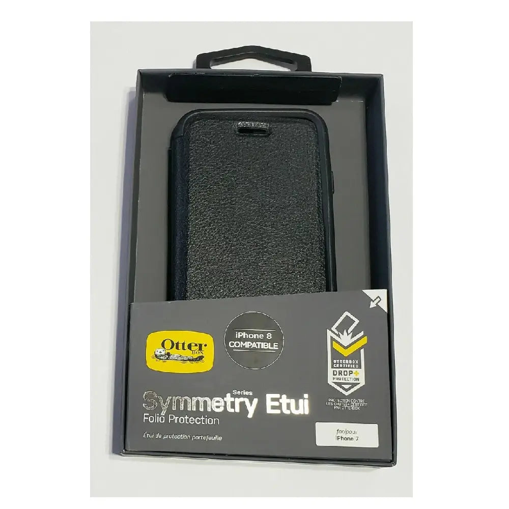 OTTERBOX Symmetry Etui Standing Folio Case Cover for iPhone 7 Black 77-53982