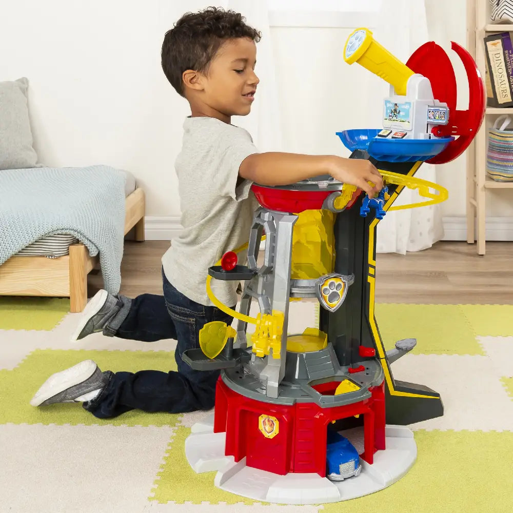 PAW Patrol Mighty Pups Super PAWs Lookout Tower Playset PW6053407 thumbnail