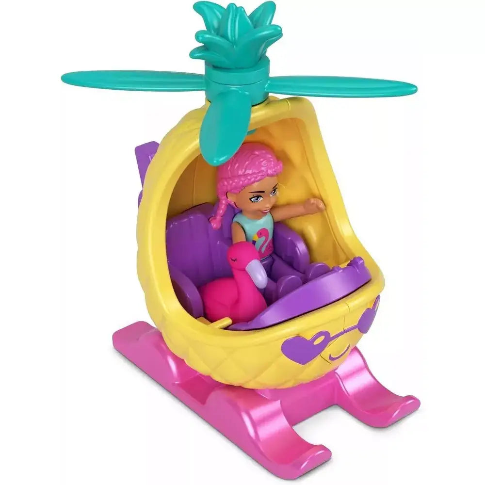POLLY POCKET Doll & Vehicle  PINEAPPLE COPTER HKV61 thumbnail
