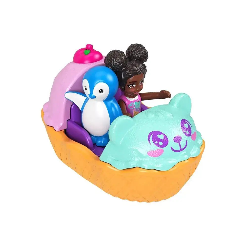 POLLY POCKET Doll & Vehicle Penguin HWP12 thumbnail