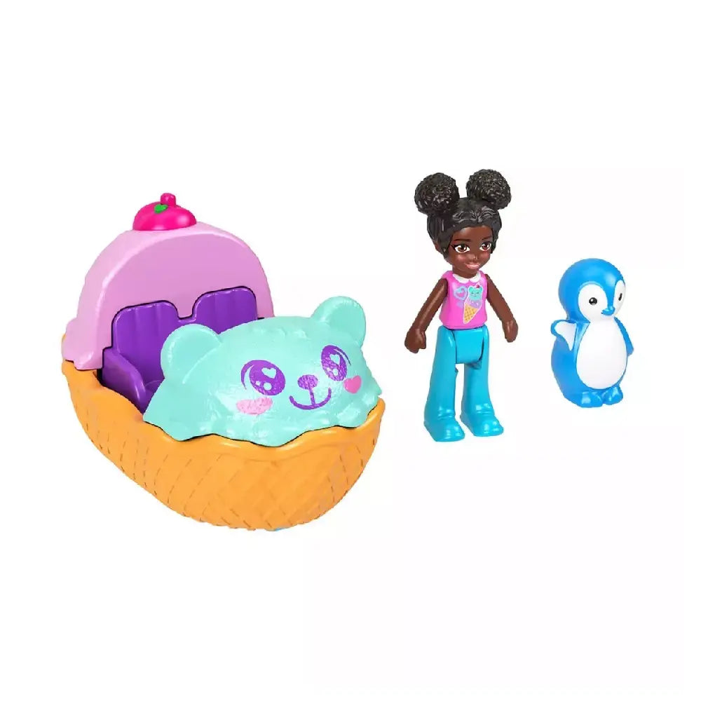 POLLY POCKET Doll & Vehicle Penguin HWP12