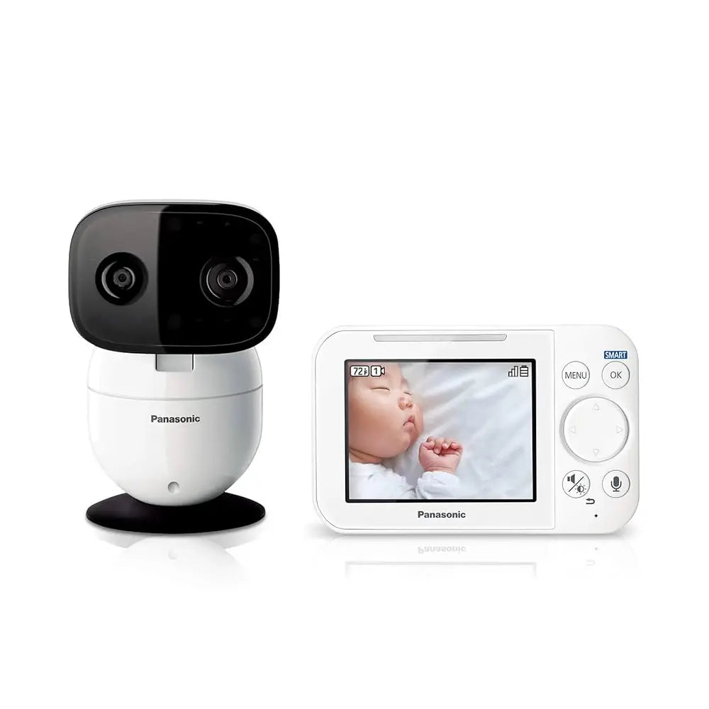 Panasonic Baby Monitor with Camera and Audio, White KXHN4101W