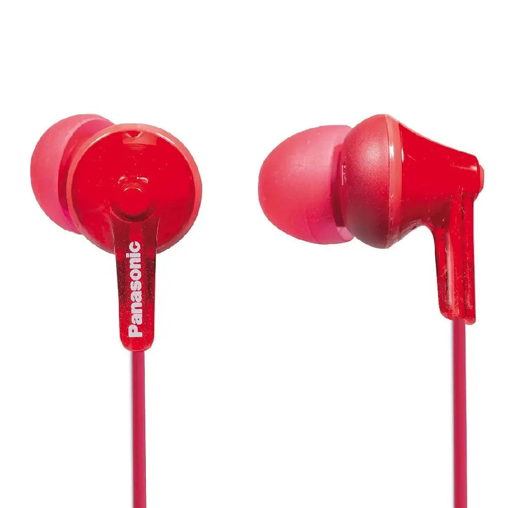 Panasonic Ergo-Fit In-Ear Headphones RP-HJE125 -Red thumbnail