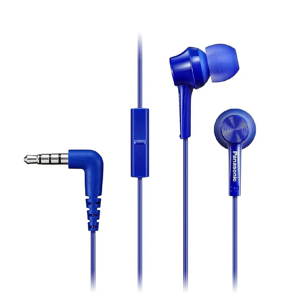 Panasonic in-Ear Headphones Blue RP-TCM115P-A thumbnail