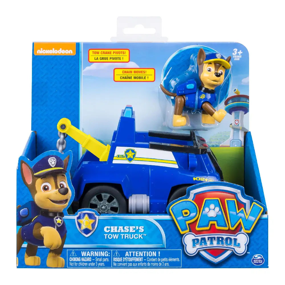 Paw Patrol Chase’s Tow Truck - Figure and Vehicle PW-6037956 thumbnail