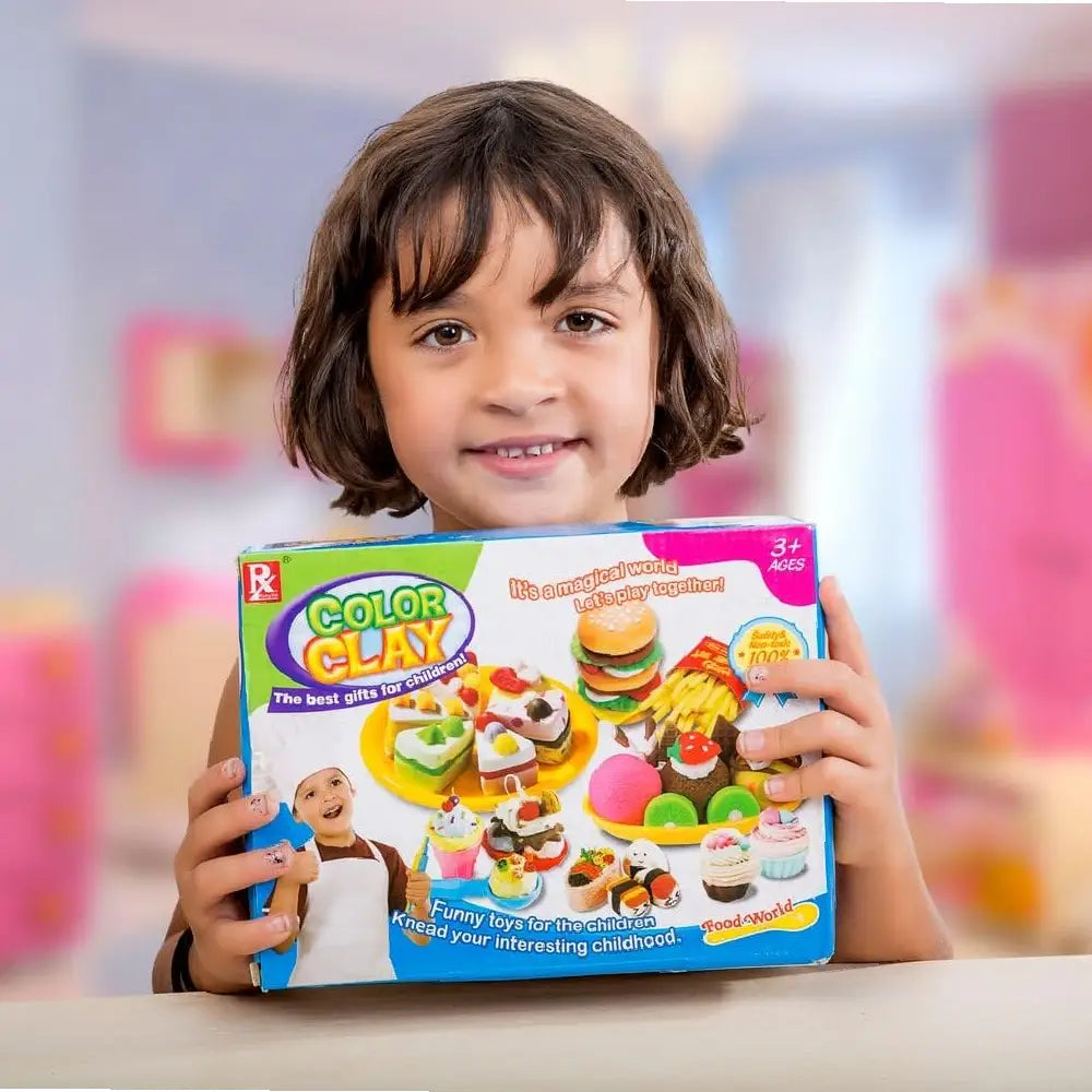 Play Baby Super Soft Clay Create All Kinds of Yummy Foods PB-726D-1 thumbnail