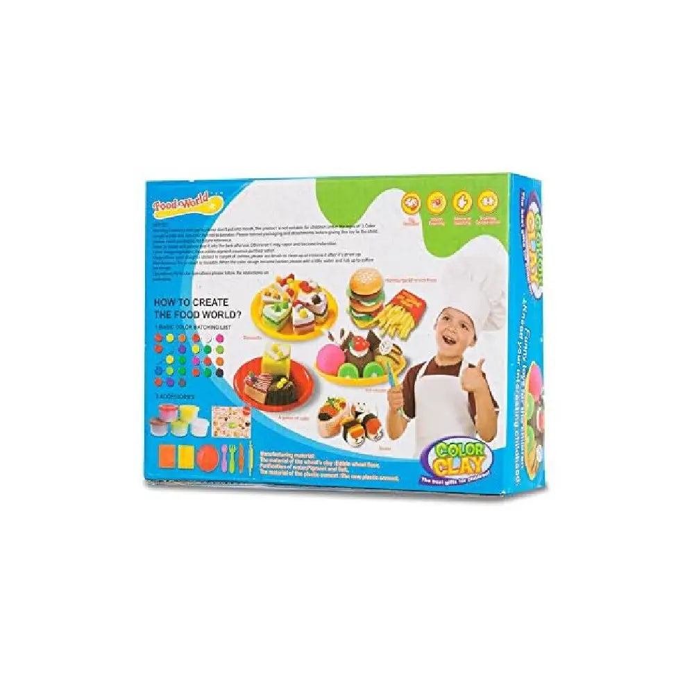 Play Baby Super Soft Clay Create All Kinds of Yummy Foods PB-726D-1 thumbnail