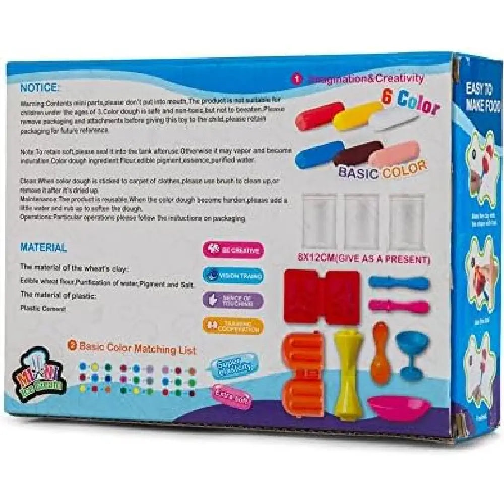 PlayBabyToys DIY Mini Ice Cream Set Shop Clay Collection 728B-1 thumbnail