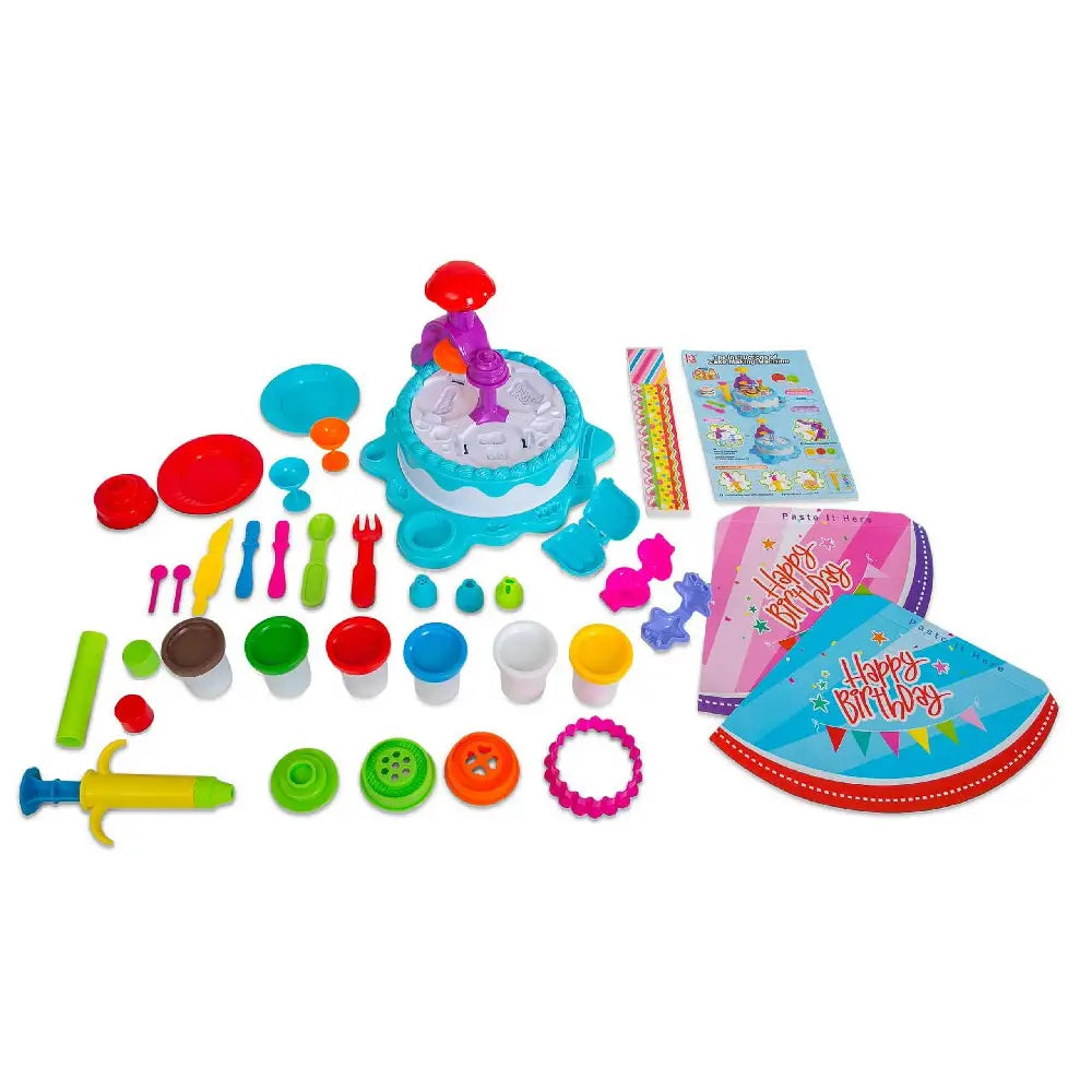 Play Doh Style DIY Super Soft Clay Chef Deluxe Series Cake House Play Dough PB-729A-2 thumbnail