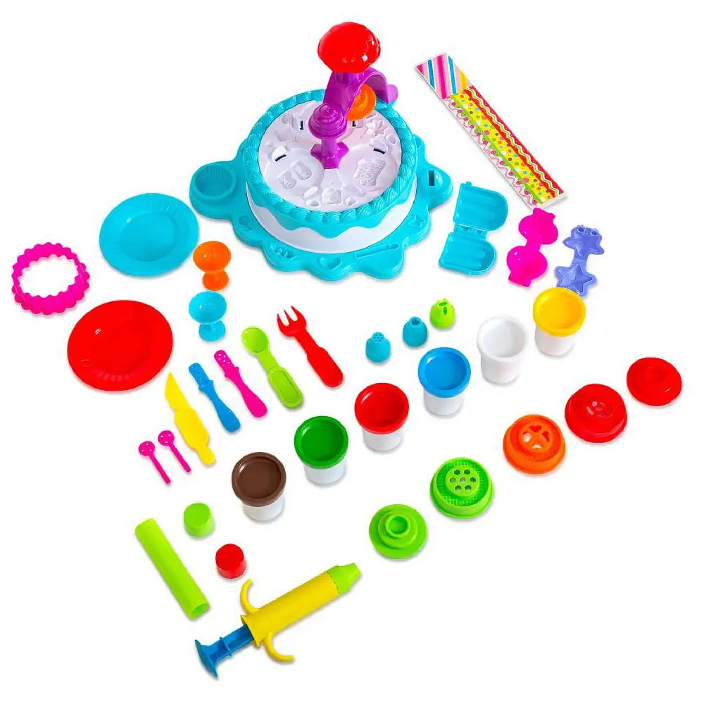 Play Doh Style DIY Super Soft Clay Chef Deluxe Series Cake House Play Dough PB-729A-2 thumbnail