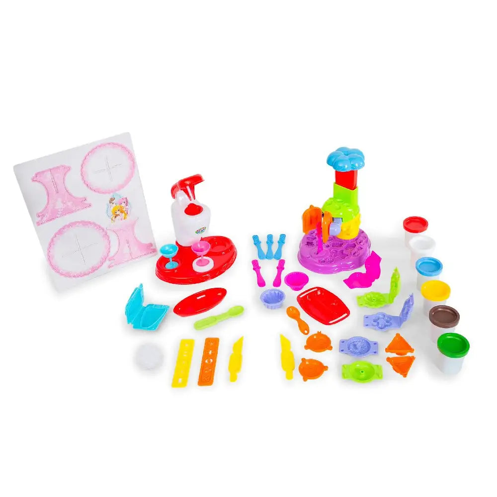 Play Doh Style DIY Super Soft Clay Chef Deluxe Series Ice Cream Play Dough PB-729A-1 thumbnail