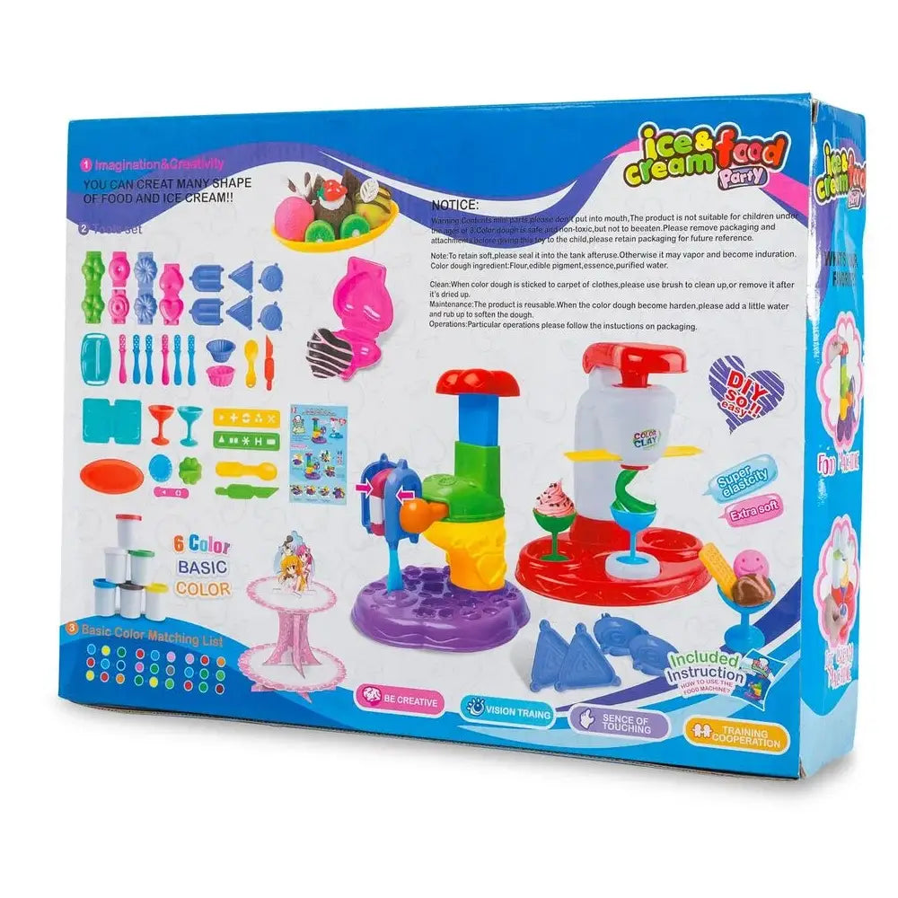 Play Doh Style DIY Super Soft Clay Chef Deluxe Series Ice Cream Play Dough PB-729A-1 thumbnail
