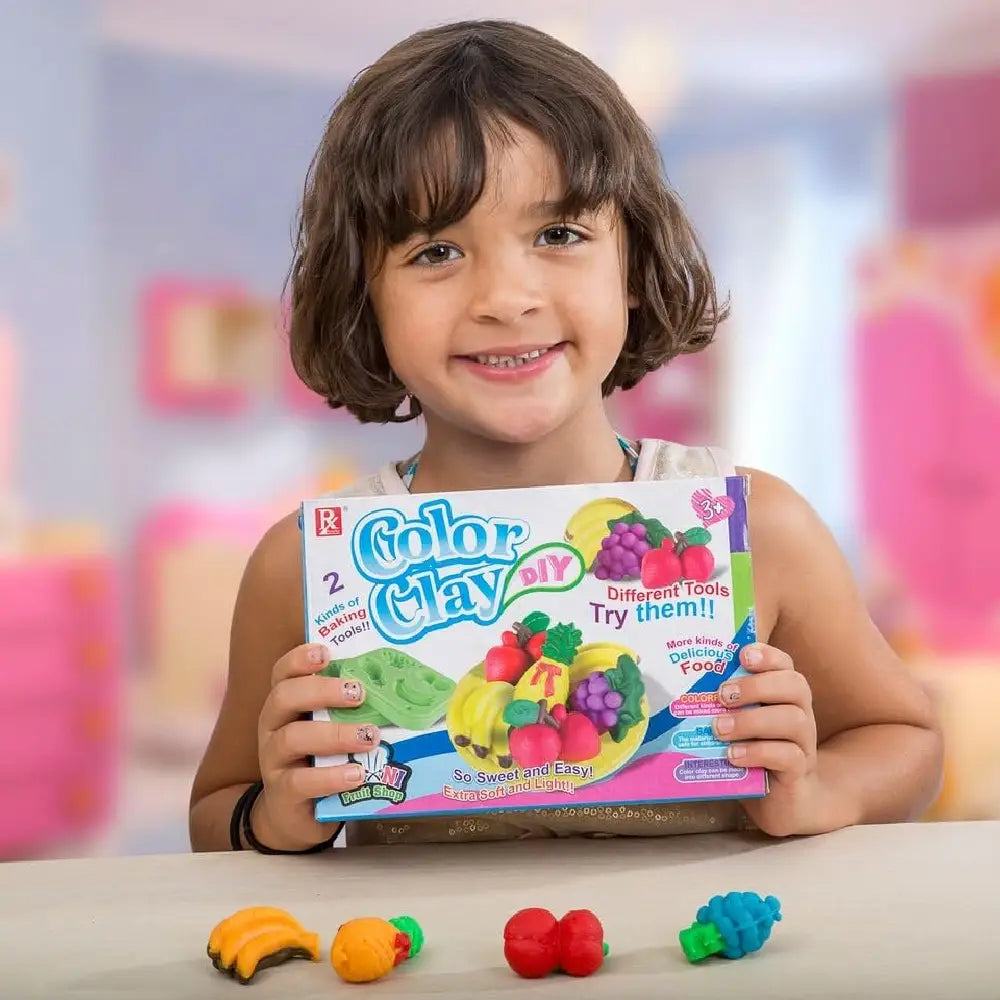 Play Doh Style DIY Super Soft Clay Mini Fruit Shop 728B-4 thumbnail