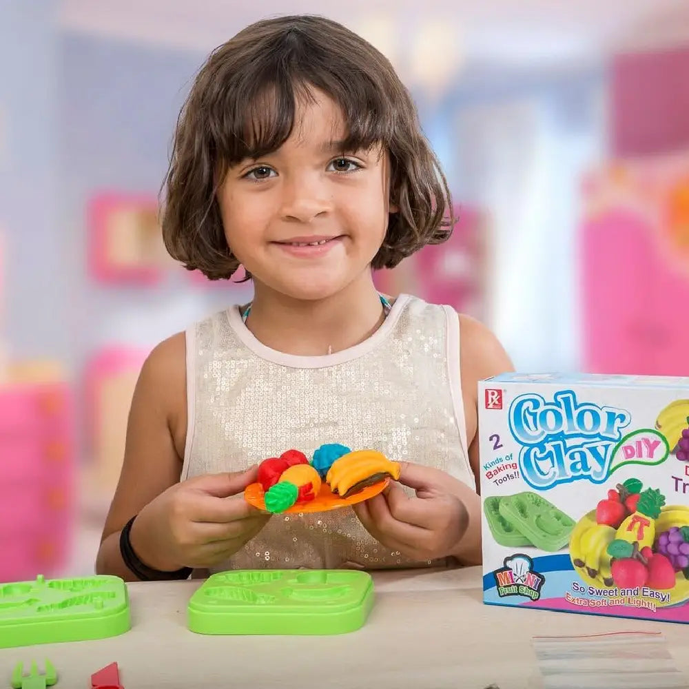 Play Doh Style DIY Super Soft Clay Mini Fruit Shop 728B-4 thumbnail