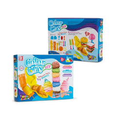 Play Baby Toys DIY Super Soft Clay Collection, Variety Pack - Fast Food PB-729D-1