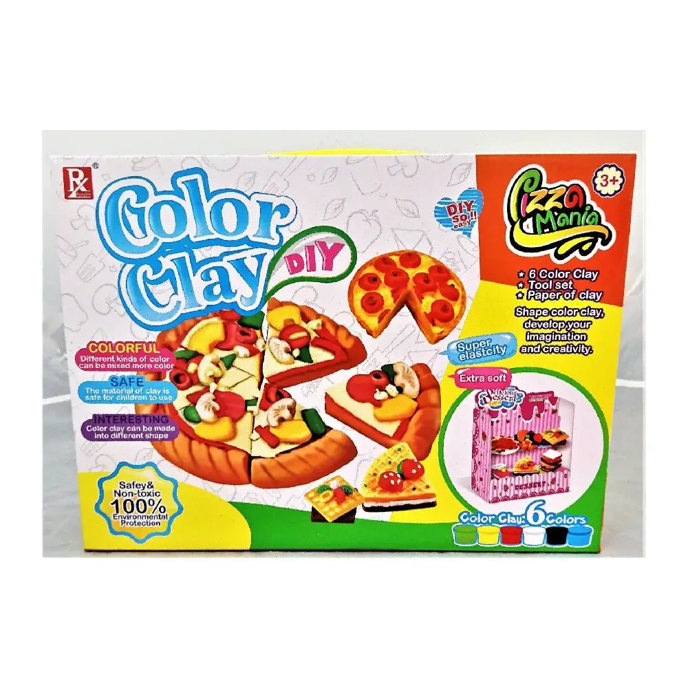 Play Doh Style DIY Super Soft Clay Collection Fast Food Waffle Play Dough 728E-1