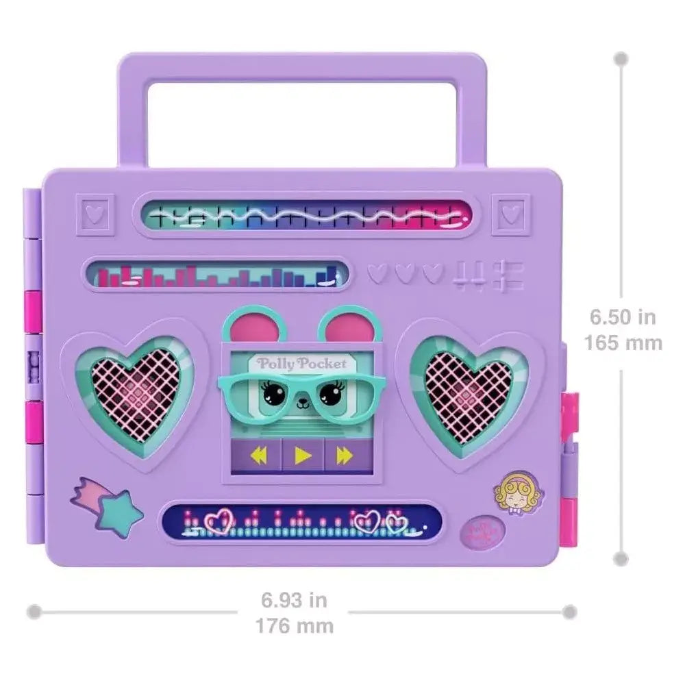 Polly Pocket Doll & Playset, Disco Dance Fashion Reveal HRD65 thumbnail
