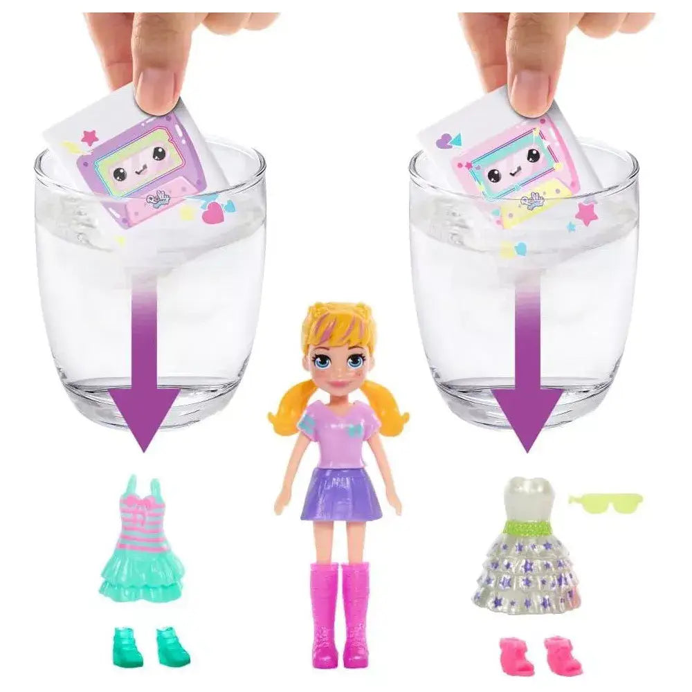 Polly Pocket Doll & Playset, Disco Dance Fashion Reveal HRD65 thumbnail