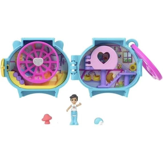 Polly Pocket Collectible Hedgehog Pet Compact Playset for Girls Ages 4 and Up with Accessories for Imaginative Play thumbnail