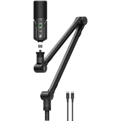 Sennheiser Profile USB Condenser Microphone Streaming Set with Boom Arm – Professional Studio-Quality USB Mic for Streaming, Podcasting, and Recording