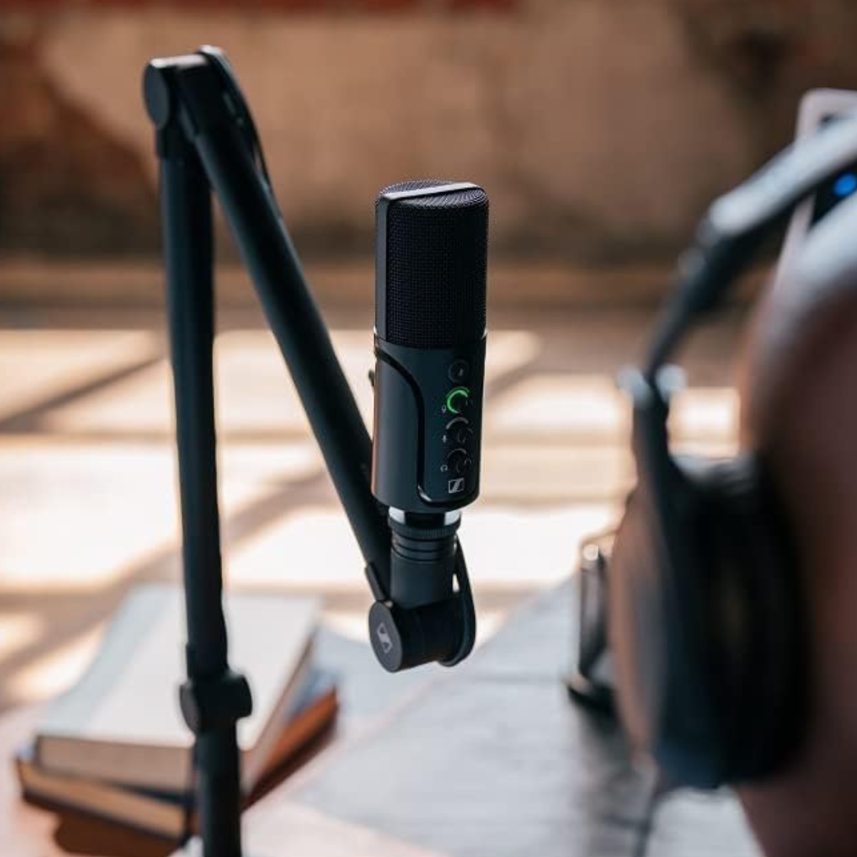 Sennheiser Profile USB Condenser Microphone Streaming Set with Boom Arm – Professional Studio-Quality USB Mic for Streaming, Podcasting, and Recording thumbnail