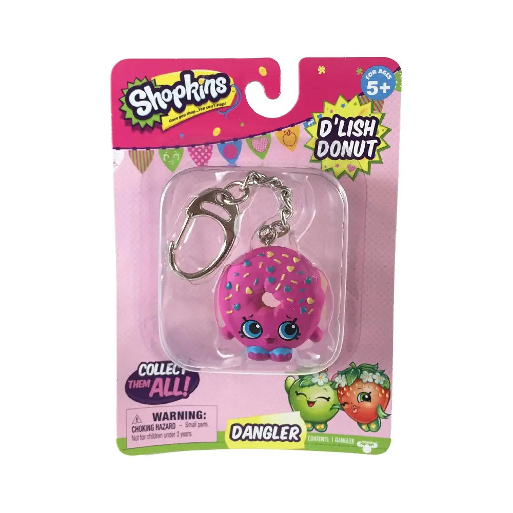 Shopkins Dangler Single Pack, D'Lish Donut 93303 thumbnail