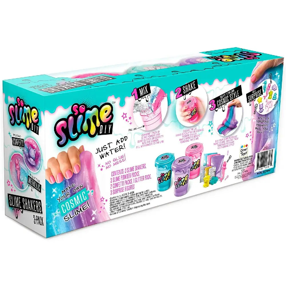 SoSlime DIY 3-Pack of Rainbow Cosmic Slime Shakers 277007 thumbnail