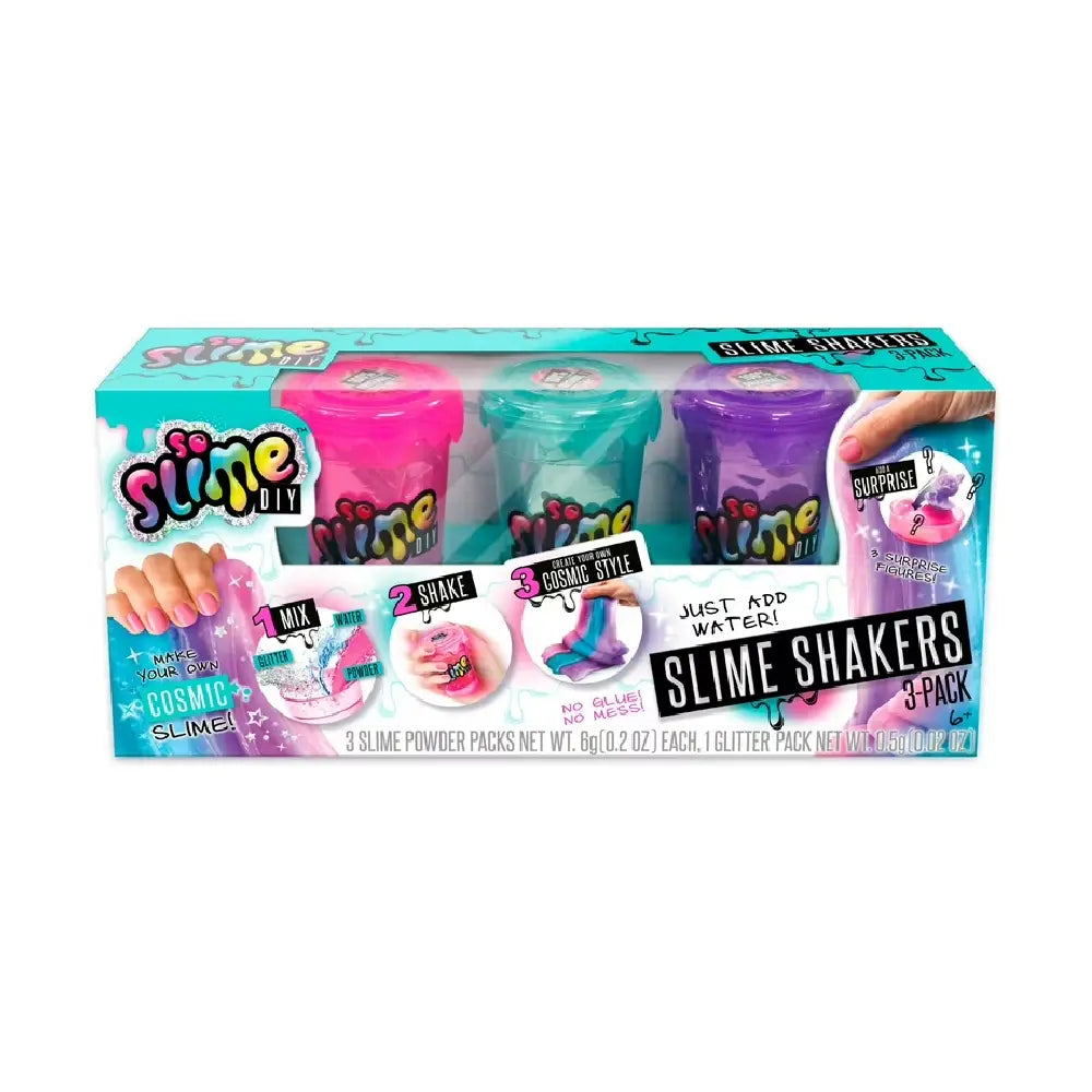 SoSlime DIY 3-Pack of Rainbow Cosmic Slime Shakers 277007 thumbnail