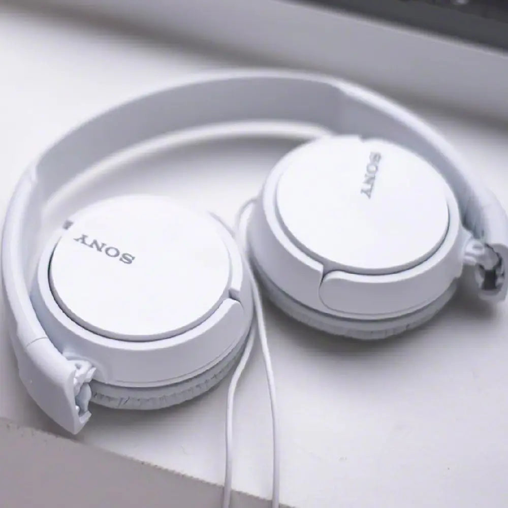 Sony Headphone Over-Head MDR-ZX110 Stereo Extra Bass [White With mic] MDR-ZX110AP/W thumbnail
