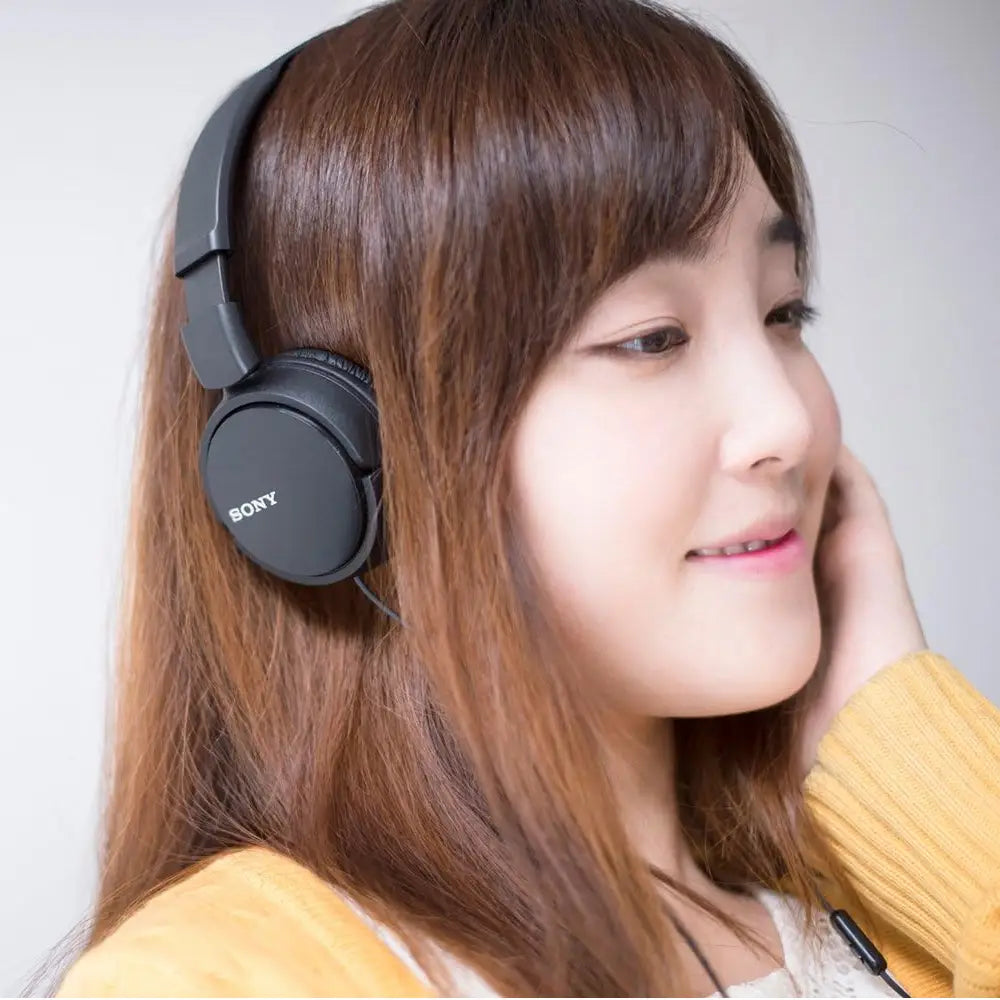 Sony Headphone Over-Head  Stereo Extra Bass [Black with mic] MDR-ZX110AP/BLK thumbnail