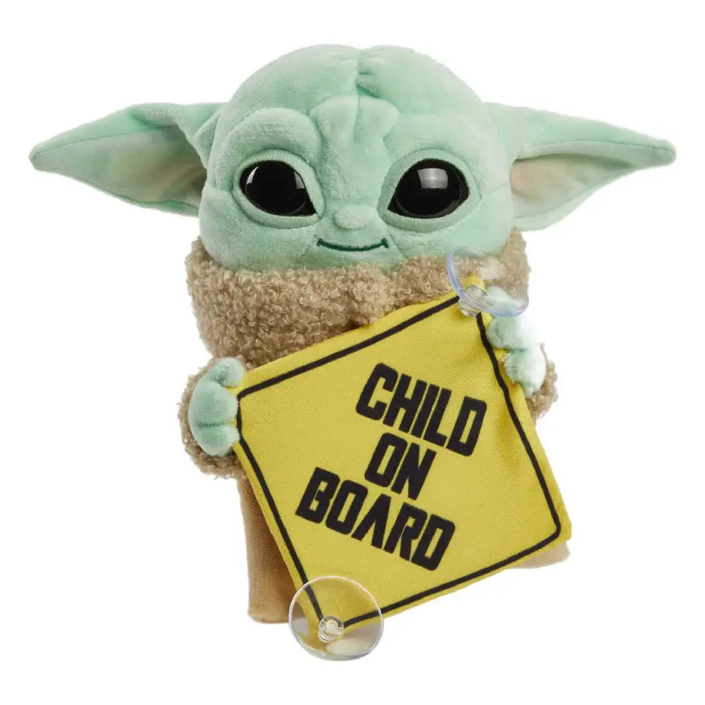 Star Wars Grogu Plush “Child on Board” Sign GXB51 thumbnail