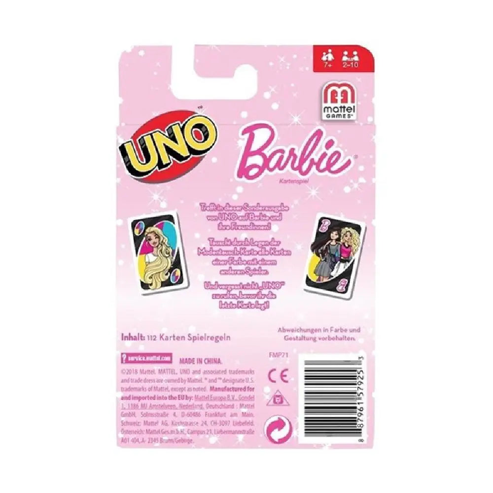 UNO Barbie Card Game FMP71 thumbnail