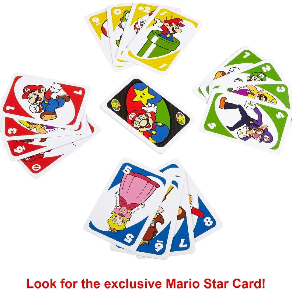 UNO Super Mario Card Game in Storage Tin thumbnail