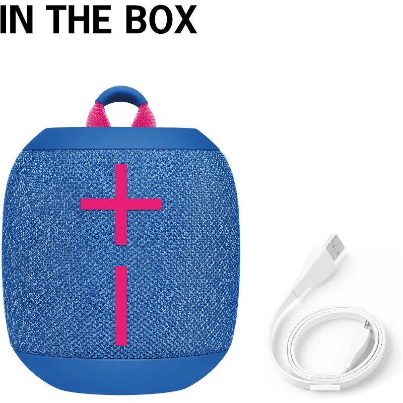 Ultimate Ears WONDERBOOM 3, Small Portable Wireless Bluetooth Speaker, Big Bass 360-Degree Sound for Outdoors, Waterproof thumbnail