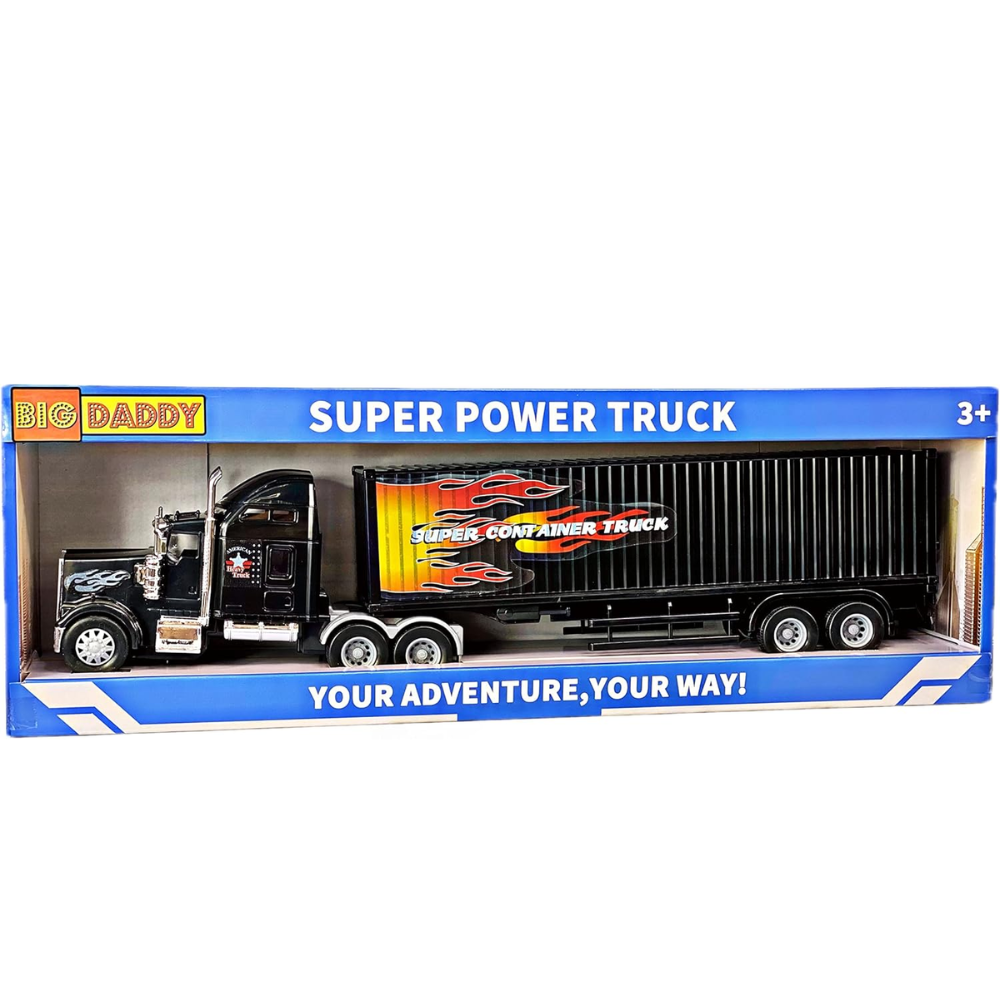 Big Daddy Heavy Duty Tractor Trailer Cargo Transporter with Cargo Hold thumbnail