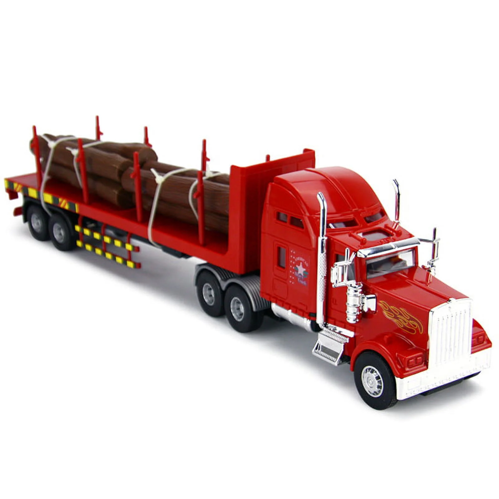 Big Daddy Big Rig Heavy Duty Lumber Tractor Trailer Transport Series thumbnail
