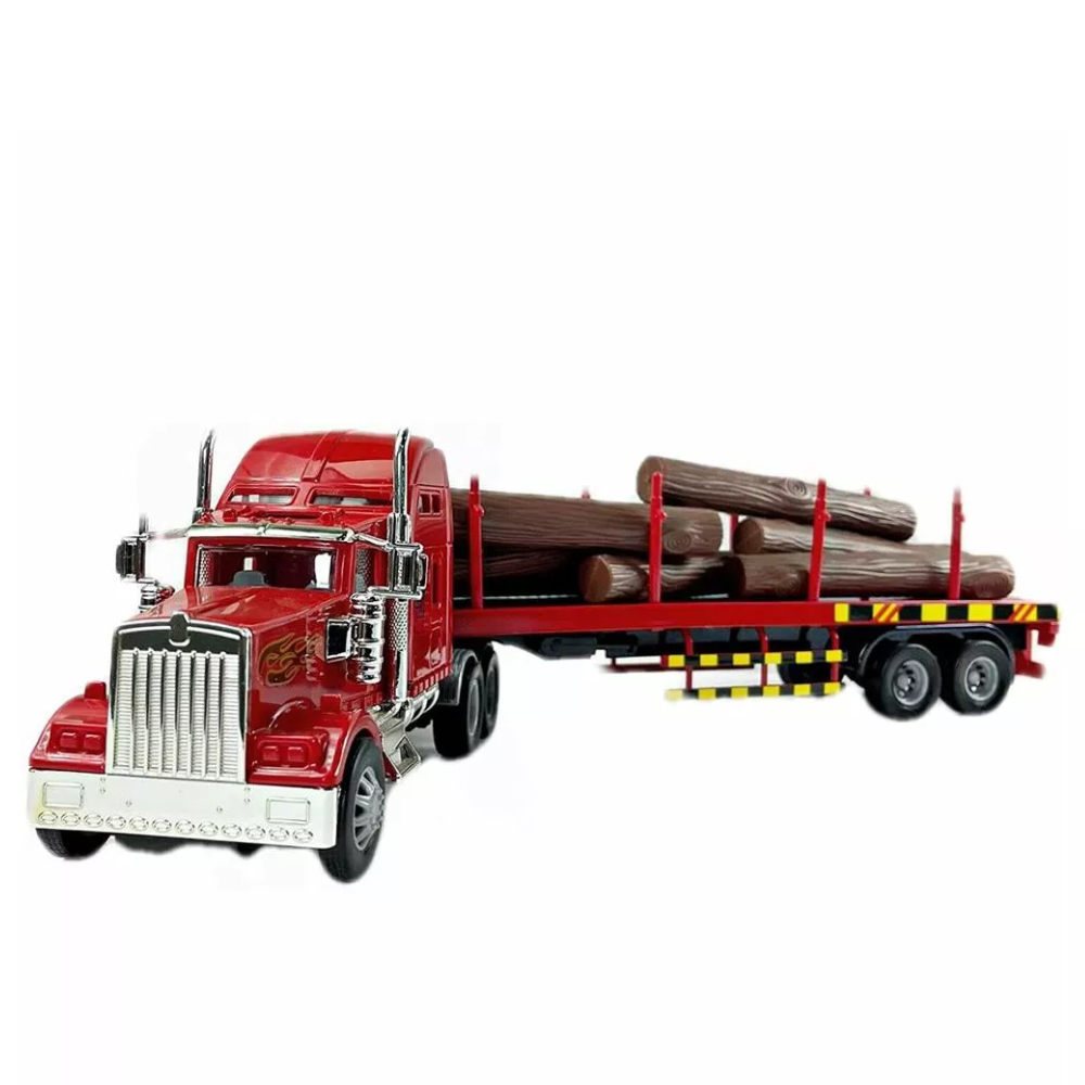 Big Daddy Big Rig Heavy Duty Lumber Tractor Trailer Transport Series thumbnail
