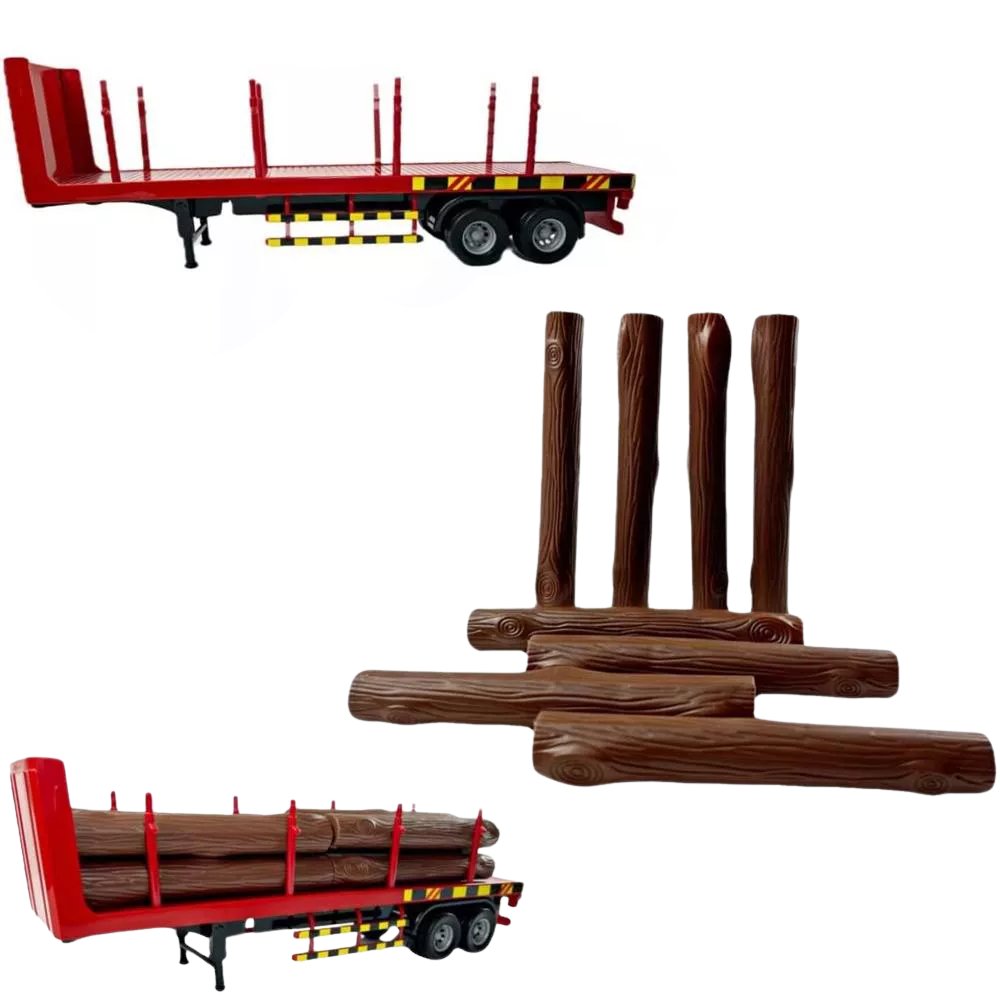 Big Daddy Big Rig Heavy Duty Lumber Tractor Trailer Transport Series thumbnail