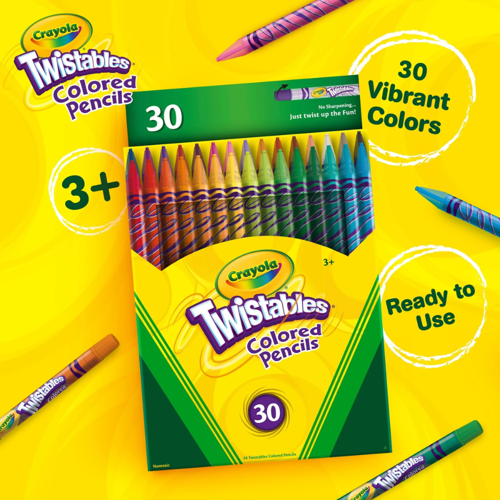CRAYOLA TWISTABLES COLORED PENCILS 68-7409 thumbnail