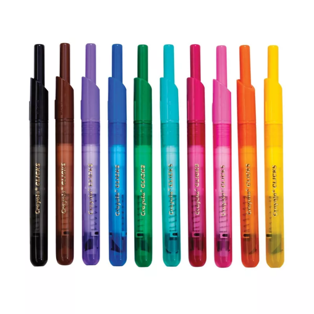 Crayola Clicks Retractable Tip Markers 10ct 58-8370 thumbnail