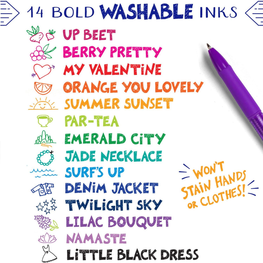 Crayola Colored Gel Pens Washable Pens 24 Count.  58-6603 thumbnail