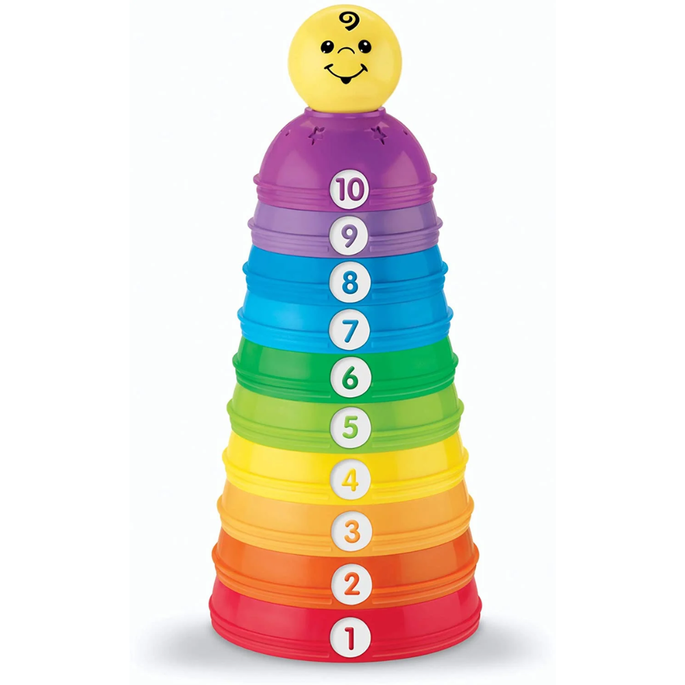 Fisher-Price Brilliant Basics Stack & Roll Cups K7166 thumbnail