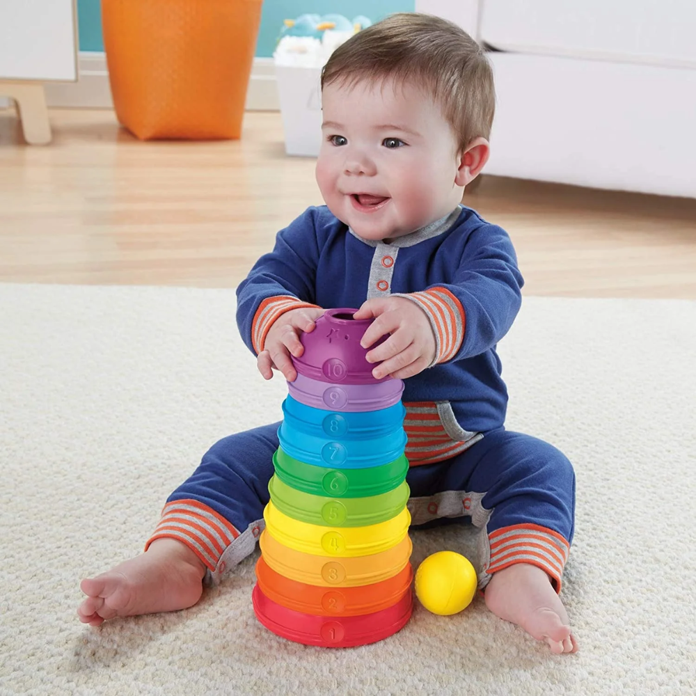 Fisher-Price Brilliant Basics Stack & Roll Cups K7166 thumbnail