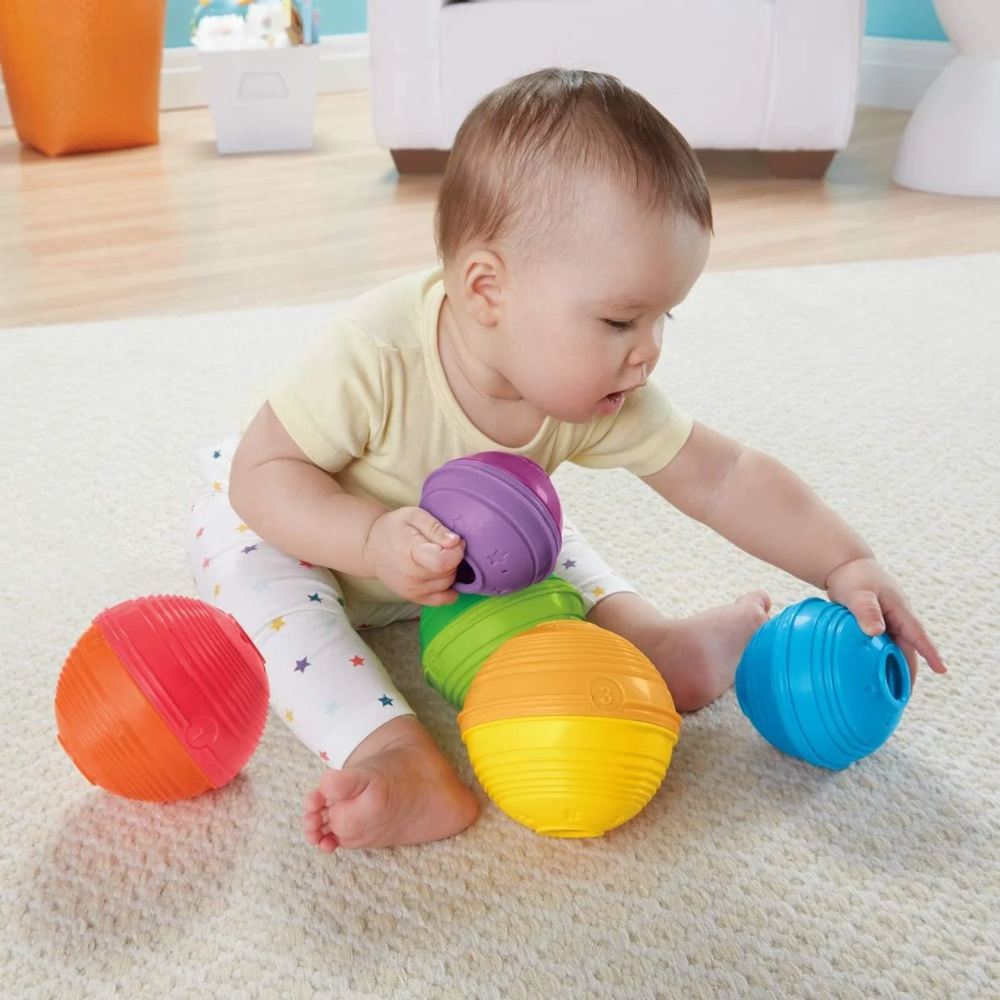 Fisher-Price Brilliant Basics Stack & Roll Cups K7166 thumbnail