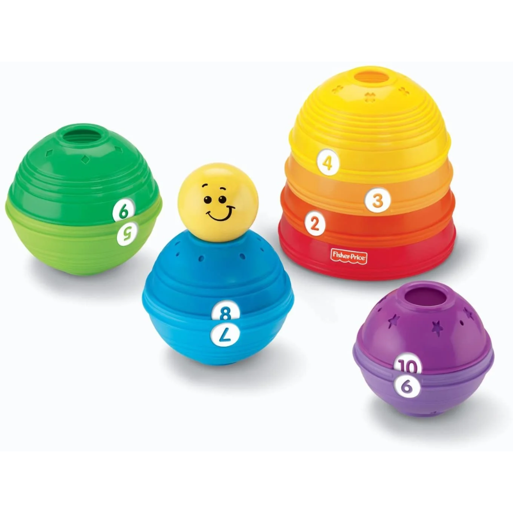 Fisher-Price Brilliant Basics Stack & Roll Cups K7166 thumbnail
