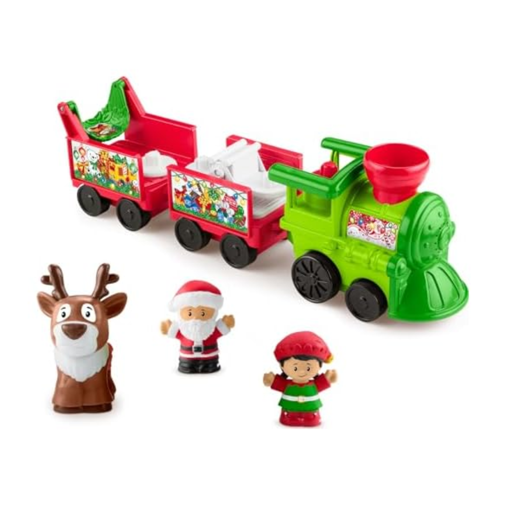 Fisher-Price Little People Musical Christmas Train HWY22 thumbnail